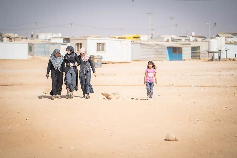 Jordan. Za'atari Refugee Camp. October 2018. Refugee Women